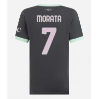 Camisa de time de futebol AC Milan Alvaro Morata #7 Replicas 3º Equipamento Feminina 2024-25 Manga Curta